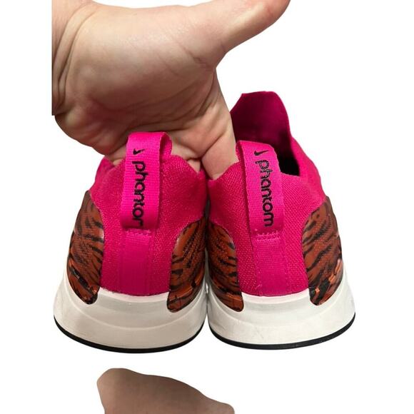 EUC Nike React Phantom Run FK 2 Pink Prime Womens running shoes slip on size 9 - Picture 7 of 11